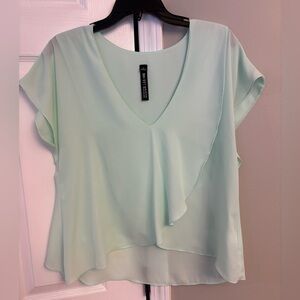 Design Lab Lord and Taylor Short Sleeve Blouse